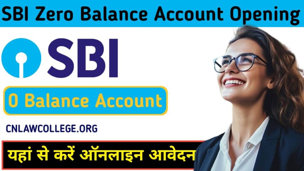 SBI Zero Balance Account Opening